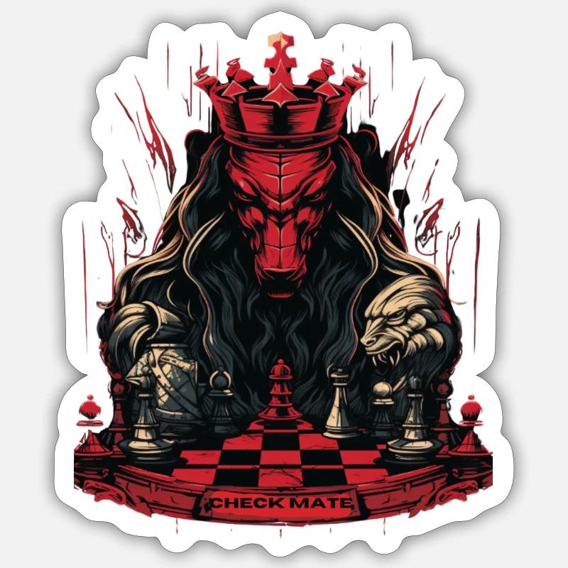 Check Mate3 Sticker size S (10 x 10 cm)