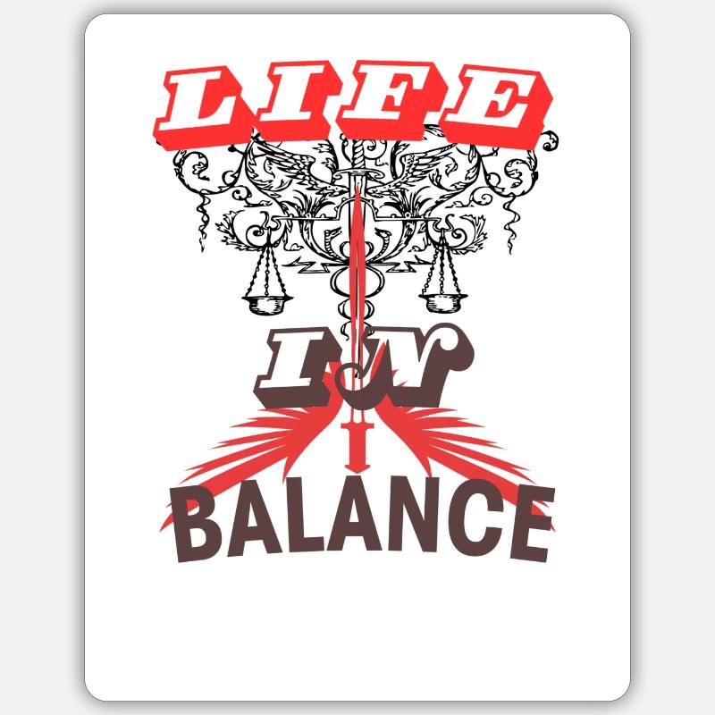 Sentiment - Sticker taille S (10 x 10 cm) - blanc mat