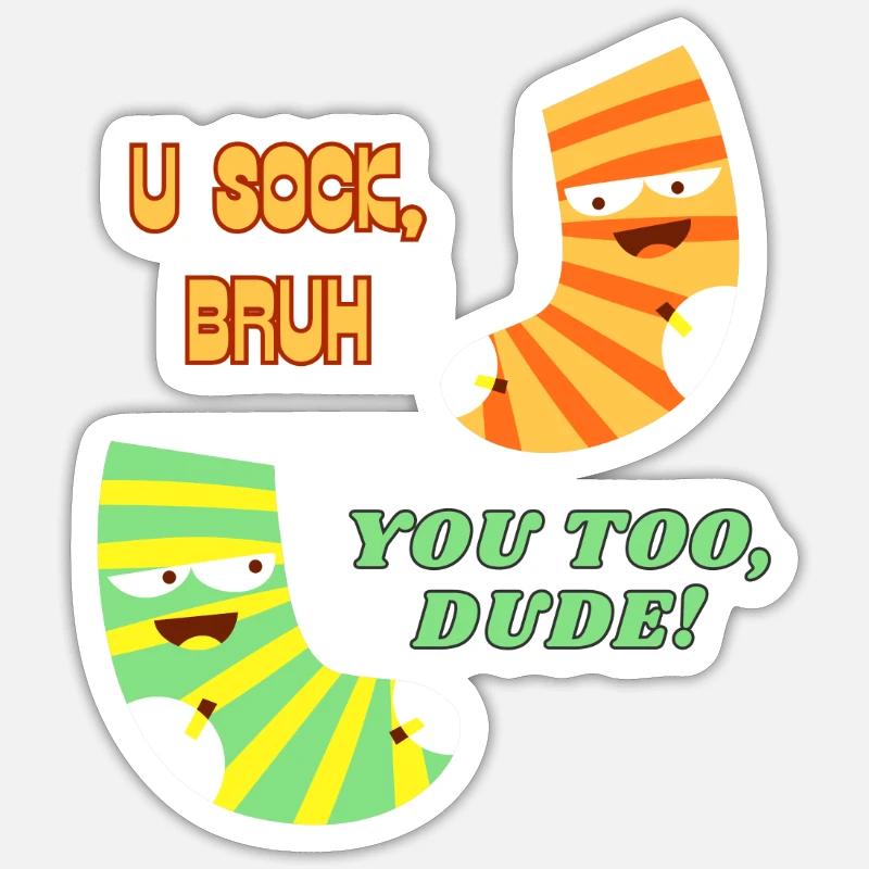 Socks Sticker size S (10 x 10 cm)