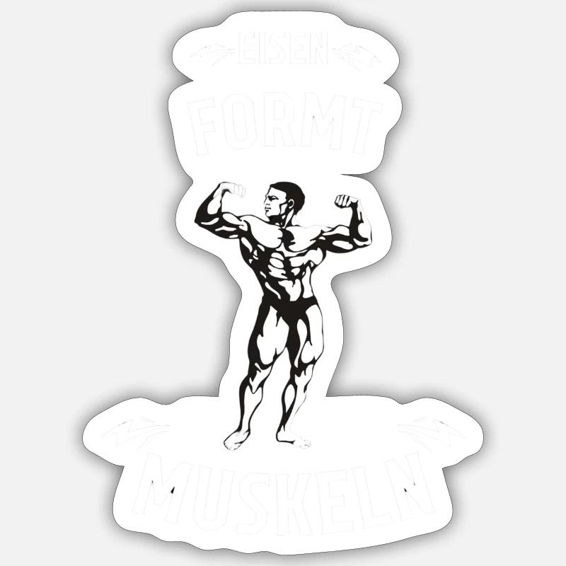 Eisenmann - Sticker Größe S (10 x 10 cm) - Mattweiß