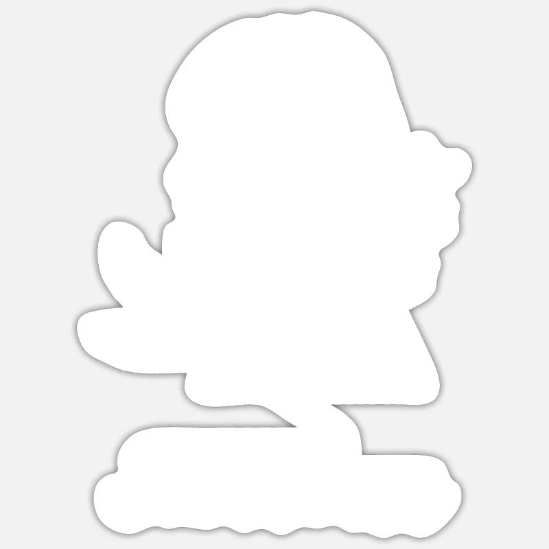 Smartass smartass know-it-all education formed Sticker size S (10 x 10 cm)