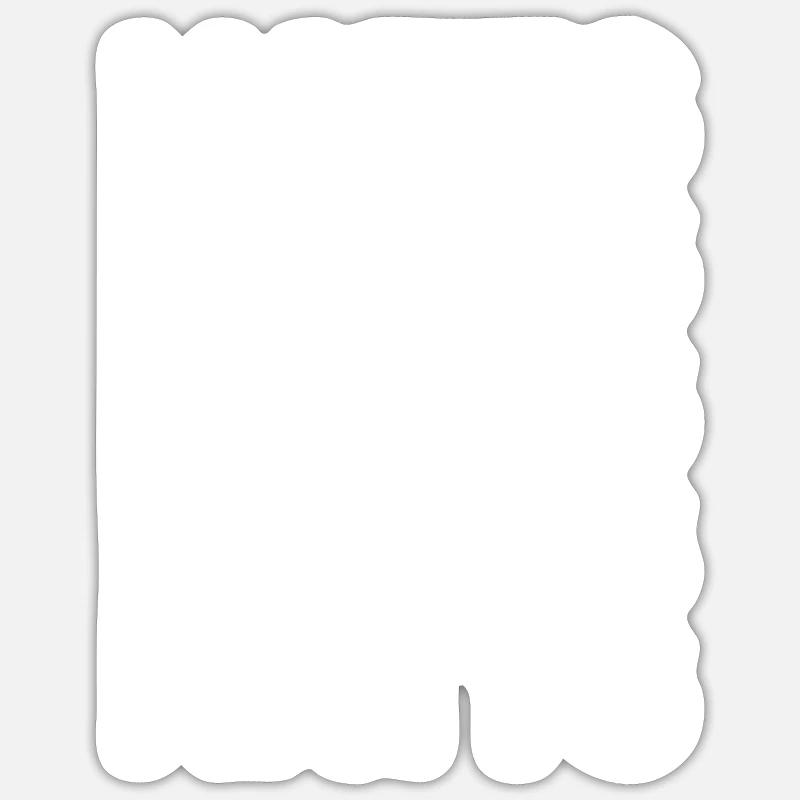 Matts en héros - Sticker taille S (10 x 10 cm) - blanc mat