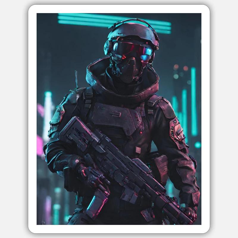 Elite Nachtwächter Sticker Größe S (10 x 10 cm)