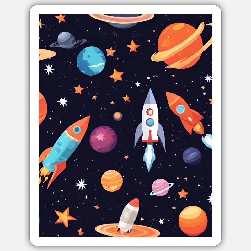 Explorez l infini Sticker taille S (10 x 10 cm)