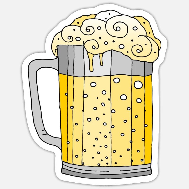 Mug - Sticker taille S (10 x 10 cm) - blanc mat