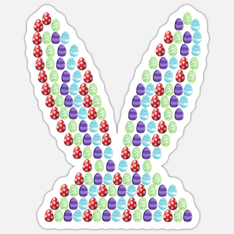 Easter | Easter Bunny | Easter Eggs | Picture in Picture Sticker size S (10 x 10 cm)