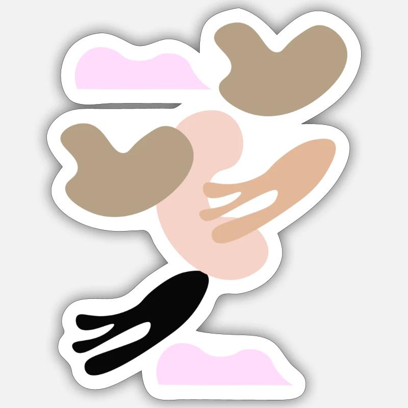 Afrikanisches Patchwork Sticker Größe S (10 x 10 cm)