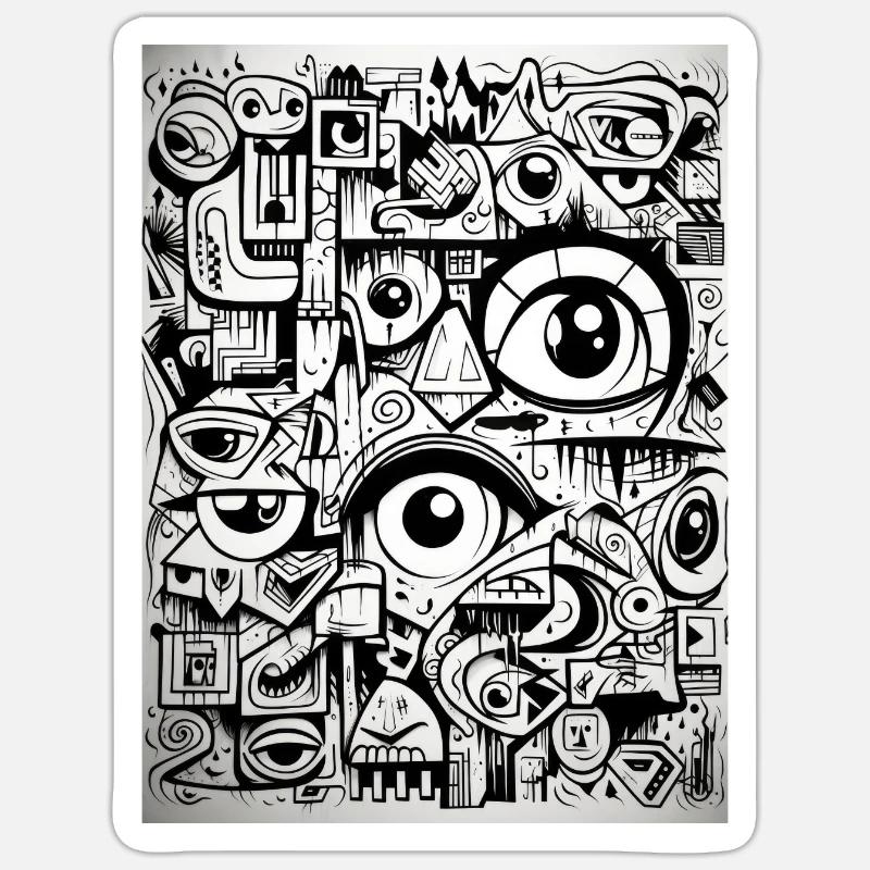 Sticker Größe S (10 x 10 cm) - 