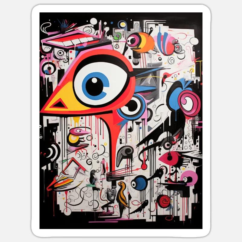 Sticker Größe S (10 x 10 cm) - 