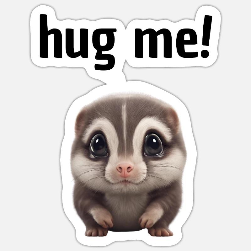 Süßes Tierchen Sticker Größe S (10 x 10 cm)