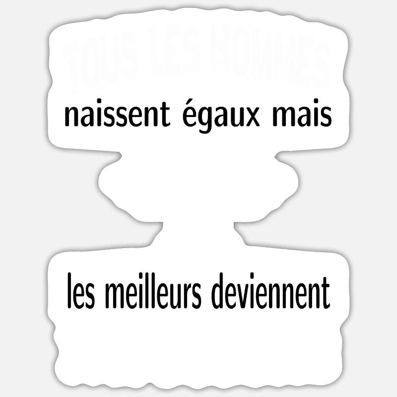 les meilleurs deviennent barbers - Sticker taille S (10 x 10 cm) - blanc mat