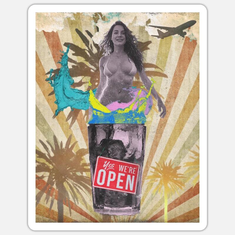 Sticker taille S (10 x 10 cm) - 