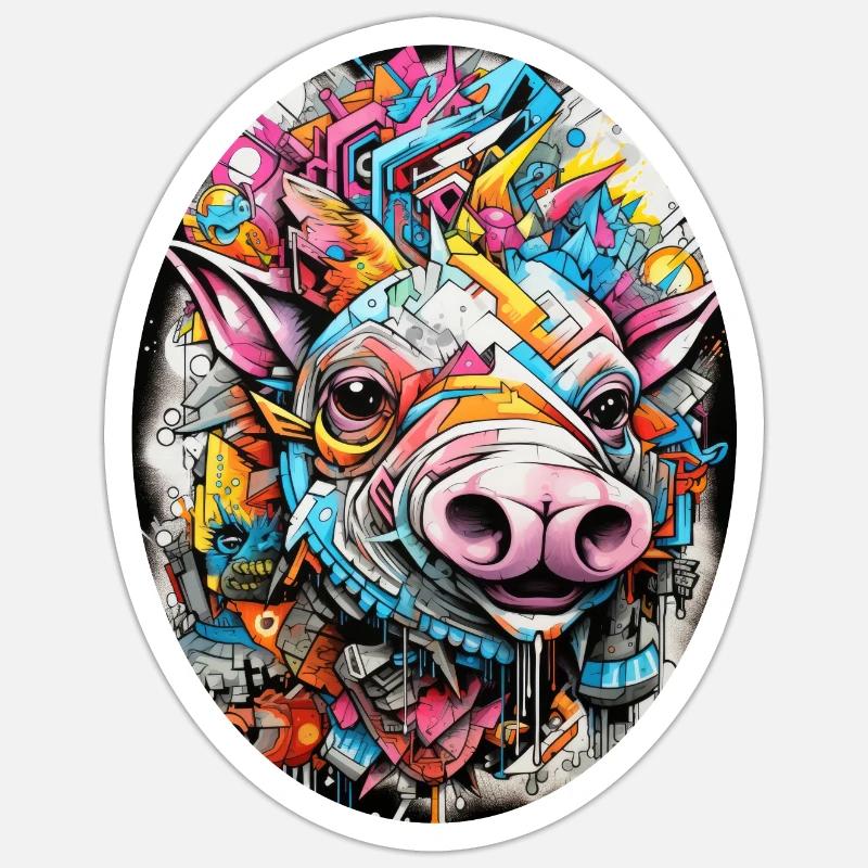 Sticker Größe S (10 x 10 cm) - 