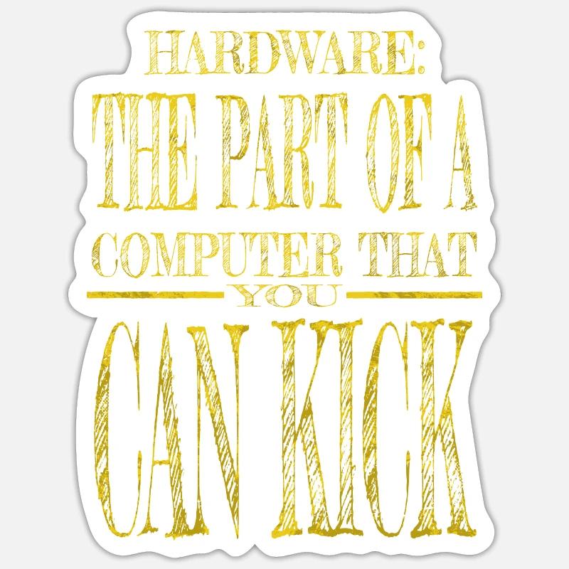 fathersday present idea programming language jokes Sticker size S (10 x 10 cm)