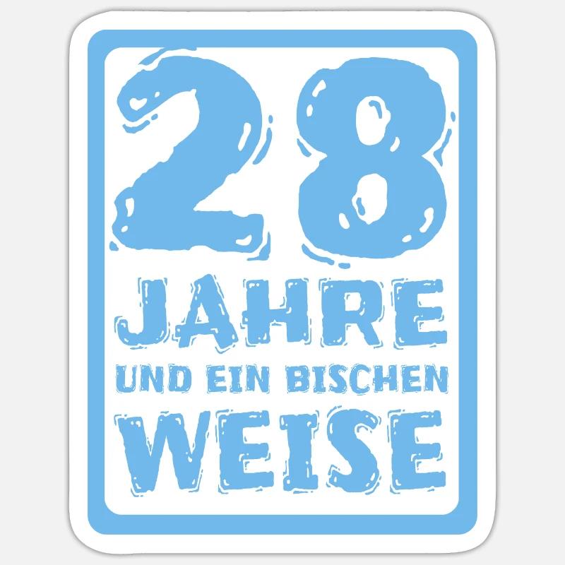 28 - Sticker taille S (10 x 10 cm) - blanc mat
