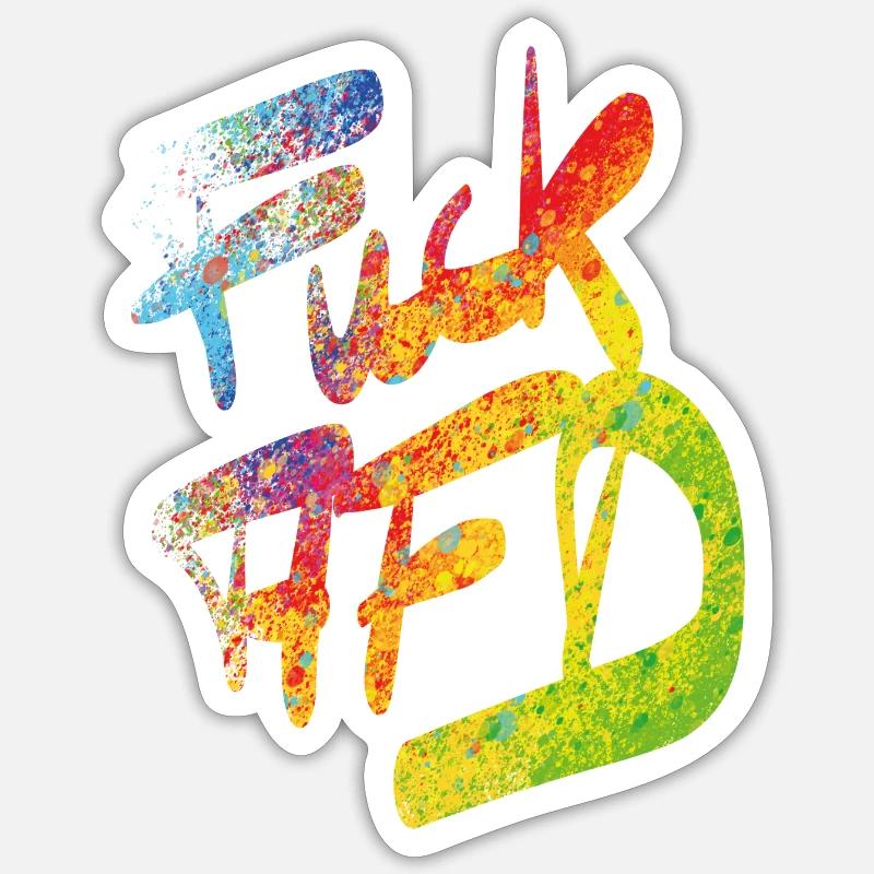 FCK AFD Sticker size S (10 x 10 cm)