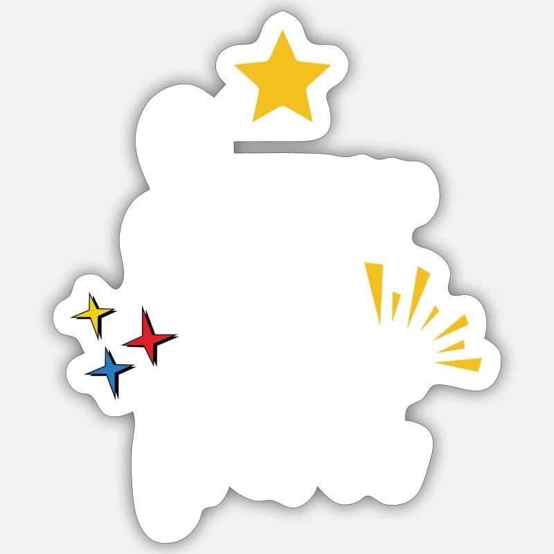 Super frérot - Sticker taille S (10 x 10 cm) - blanc mat
