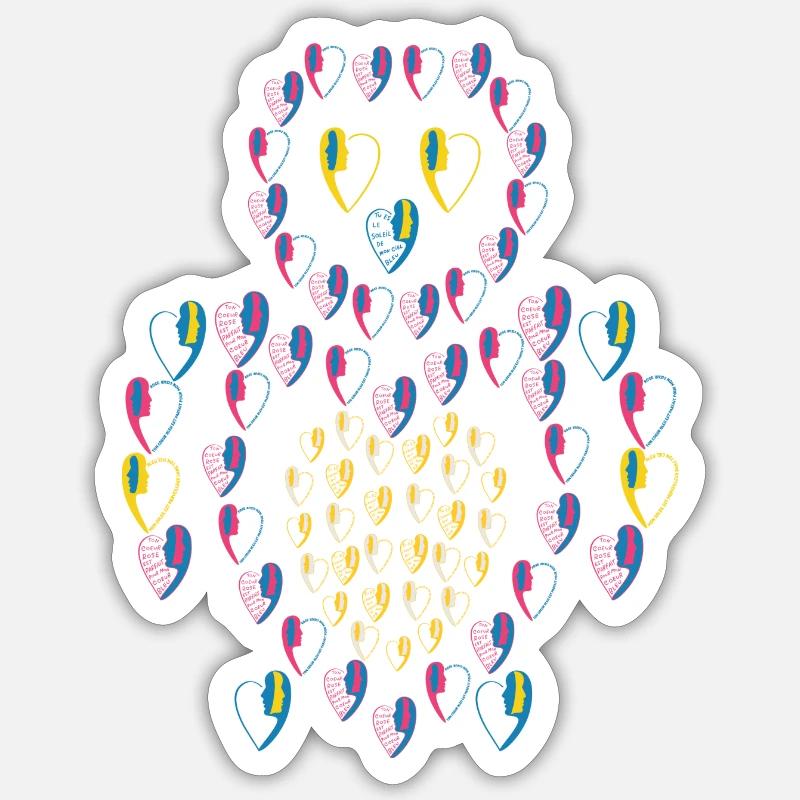 Sticker taille S (10 x 10 cm) - 