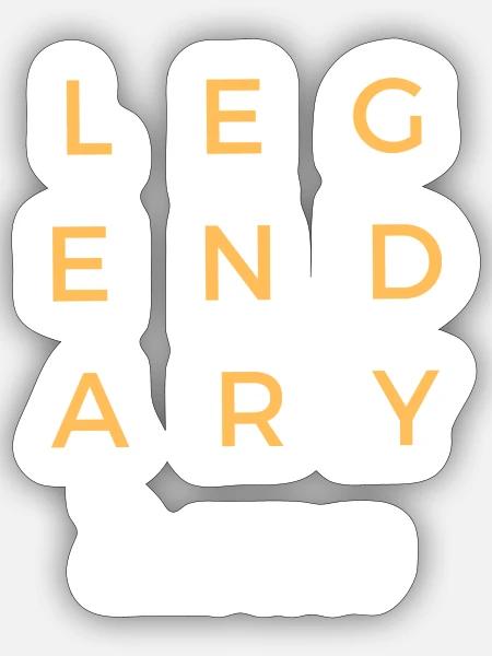 Legendary Since 1984 - Geburtsjahr - Sticker Größe S (10 x 10 cm) - Mattweiß