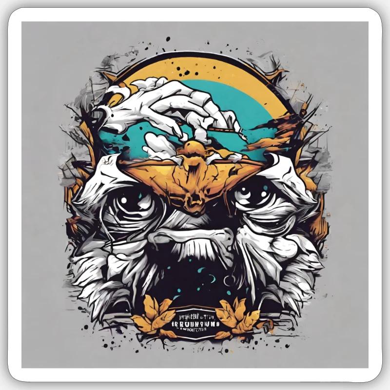 Sticker Größe S (10 x 10 cm) - 