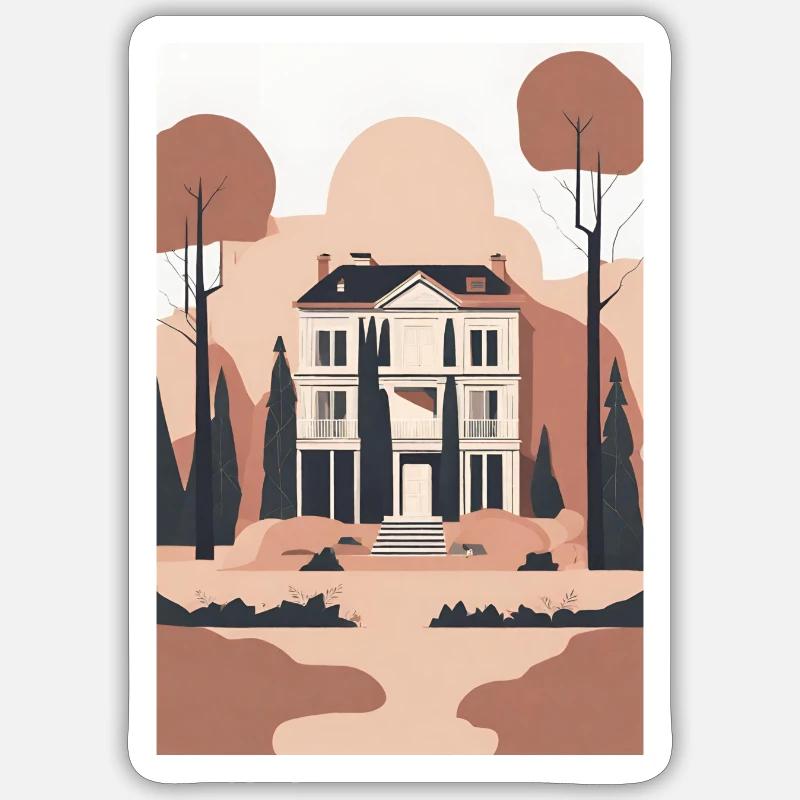 Maison Sticker taille S (10 x 10 cm)