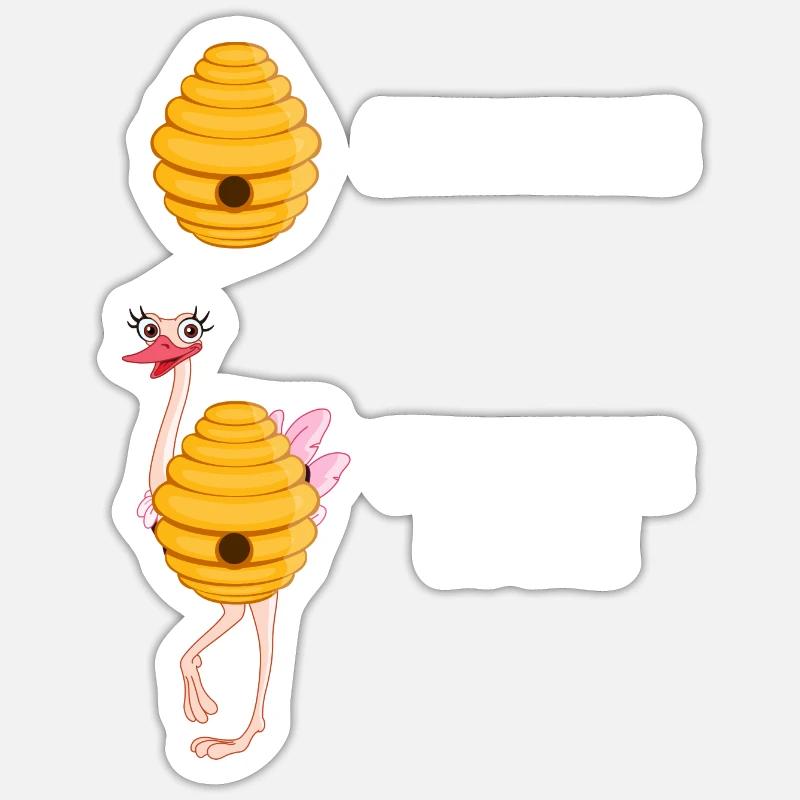 a beehive and other hive Sticker size S (10 x 10 cm)