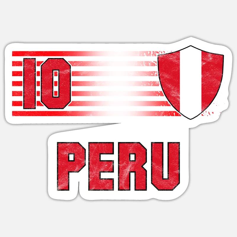 Peru Sticker Größe S (10 x 10 cm)