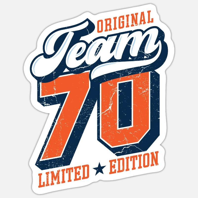 Original Team 70 - Limited Edition Sticker size S (10 x 10 cm)
