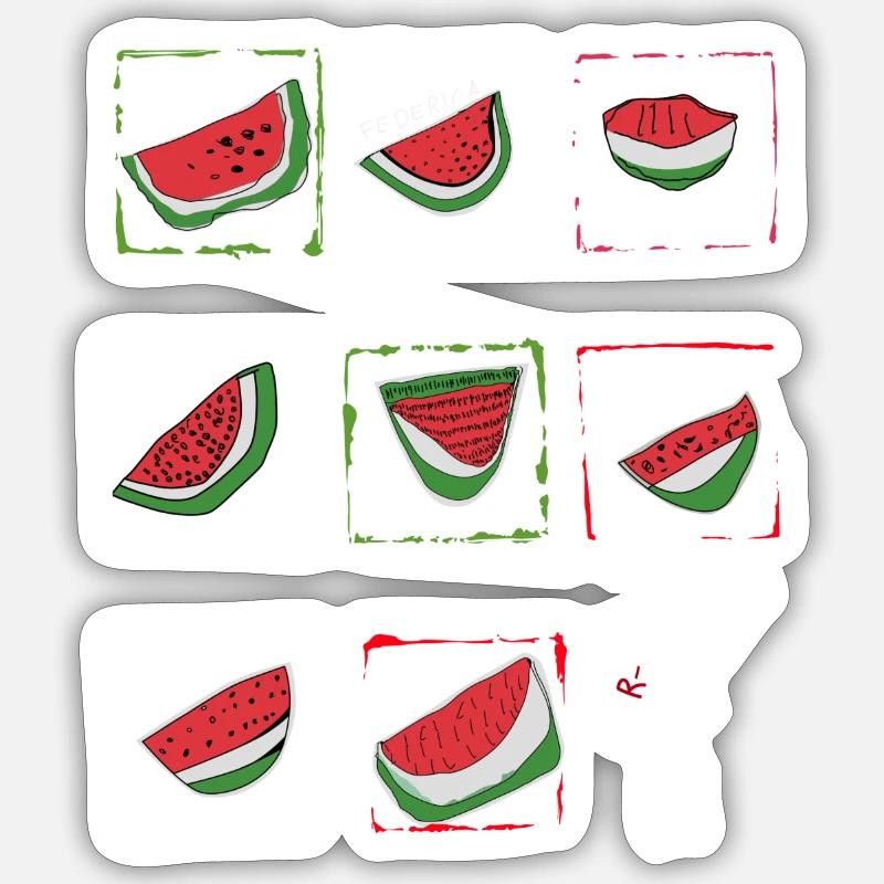 FRIEDE - Sticker Größe S (10 x 10 cm) - Mattweiß