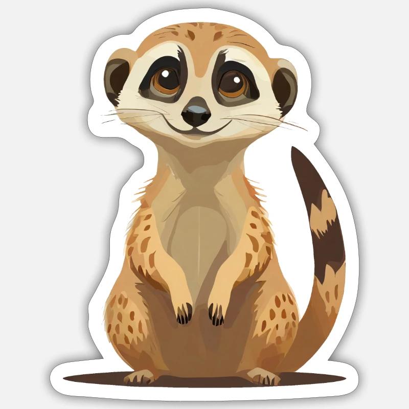 Suricate Sticker taille S (10 x 10 cm)
