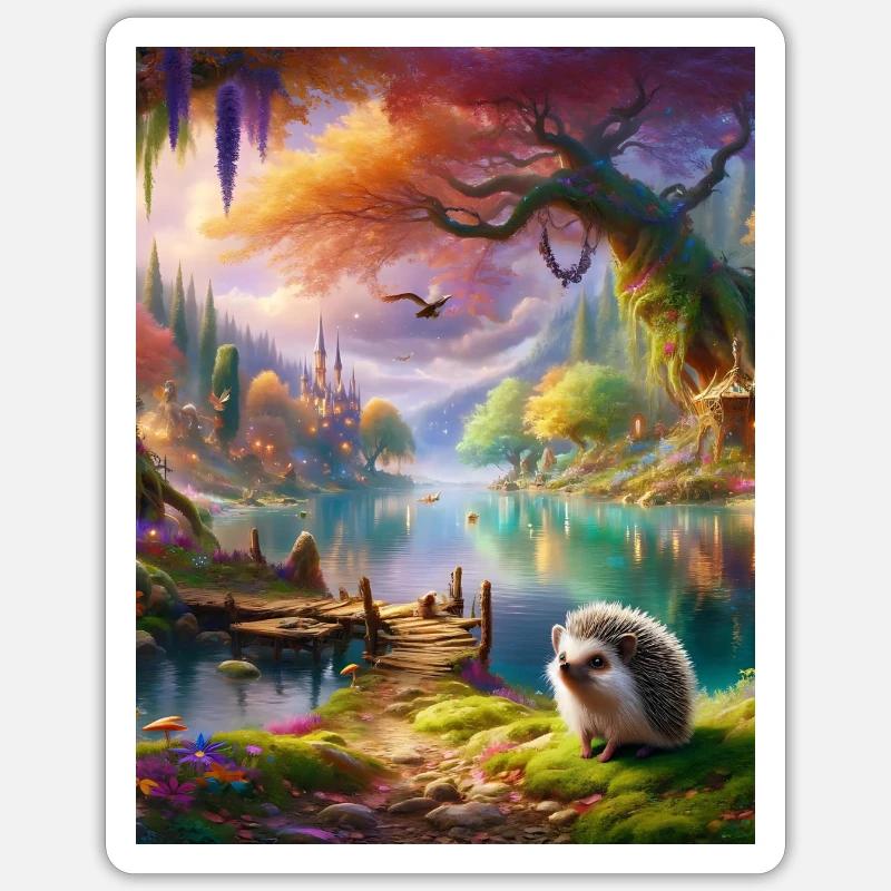 ForestWhim - Sticker size S (10 x 10 cm) - white matte