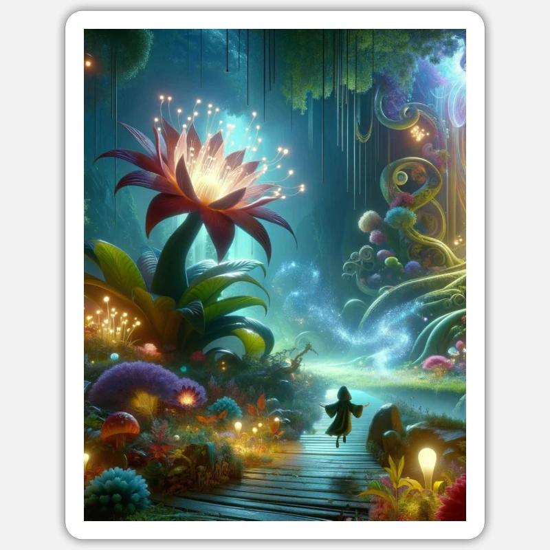 LuminaBloom Sticker size S (10 x 10 cm)