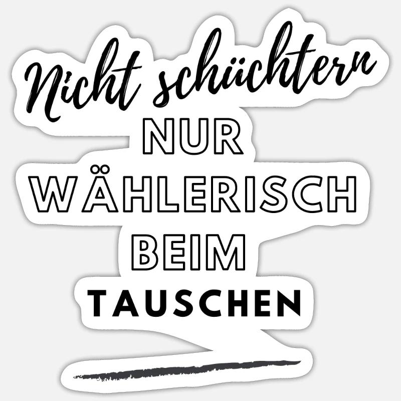 Charisme sélectif Sticker taille S (10 x 10 cm)