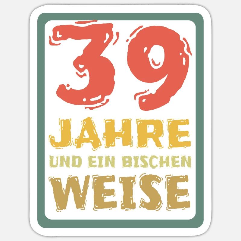 39 Sticker Größe S (10 x 10 cm)