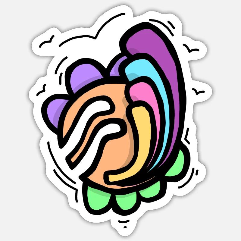 Diversity is the way - Sticker size S (10 x 10 cm) - white matte
