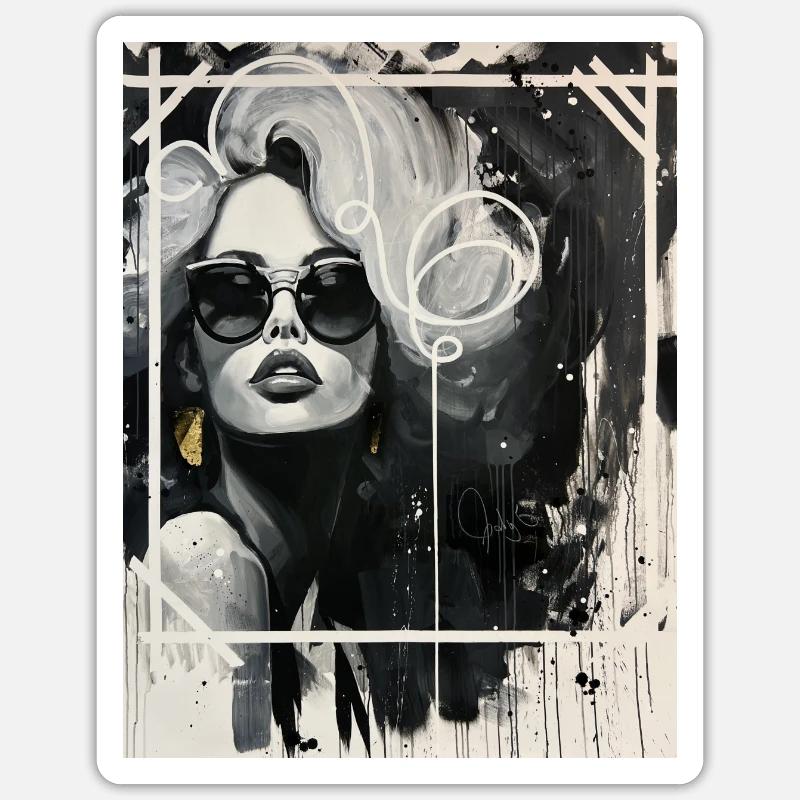 Sticker Größe S (10 x 10 cm) - 