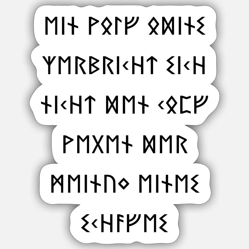 Sticker Größe S (10 x 10 cm) -