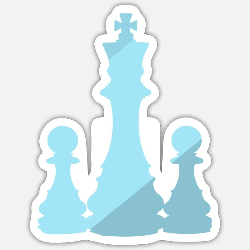 Checkmate Chess Bishop Sticker size S (10 x 10 cm)