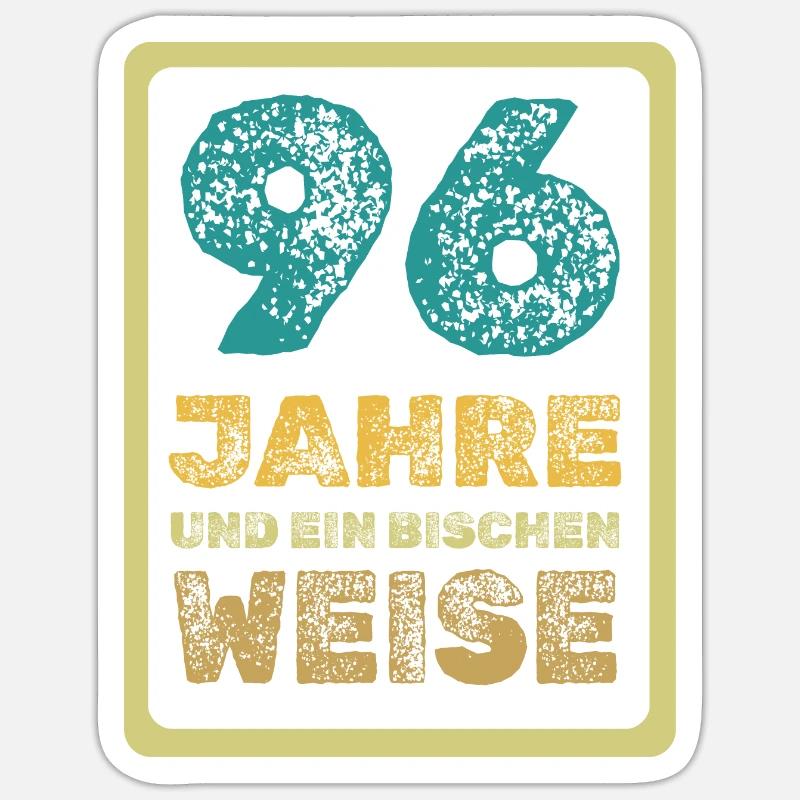 96 - Sticker taille S (10 x 10 cm) - blanc mat