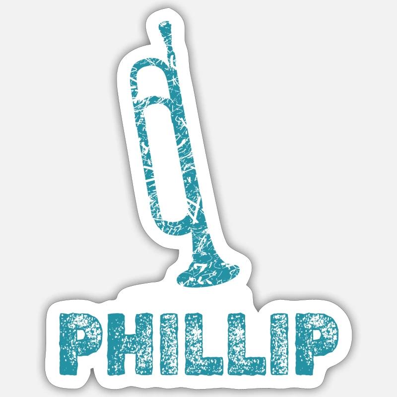 Blasmusik Phillip Sticker Größe S (10 x 10 cm)