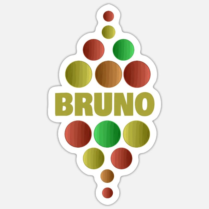 Bruno Sticker taille S (10 x 10 cm)