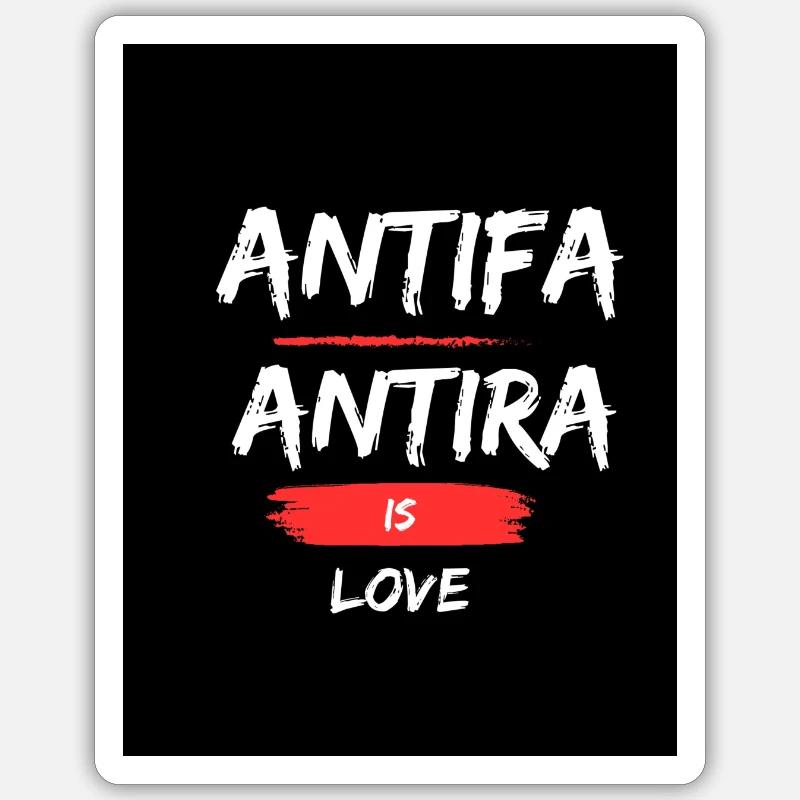 ANTIFA Sticker taille S (10 x 10 cm)