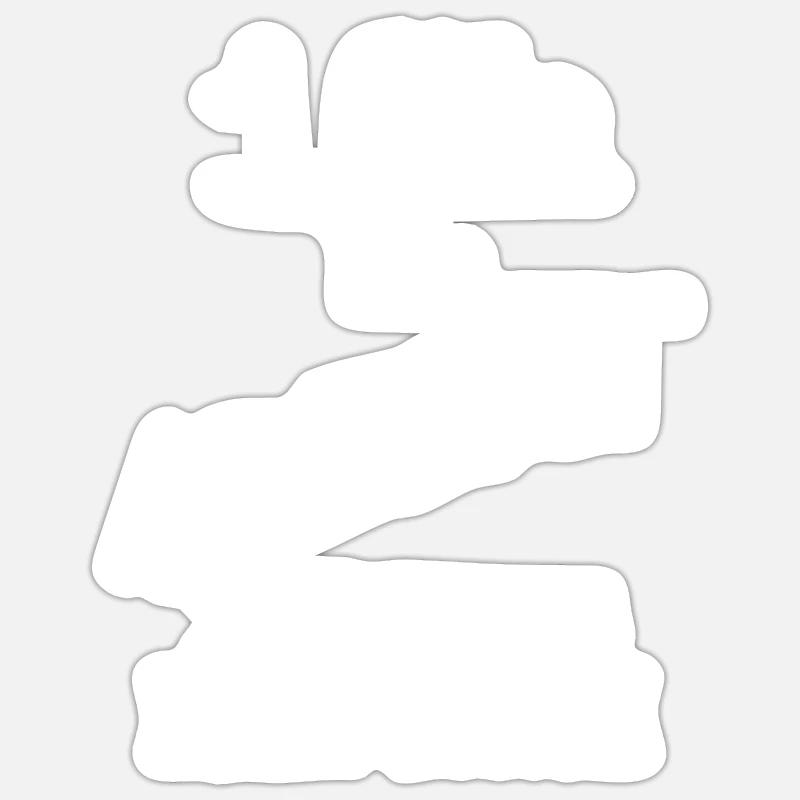 Albert Albert Sticker taille S (10 x 10 cm)