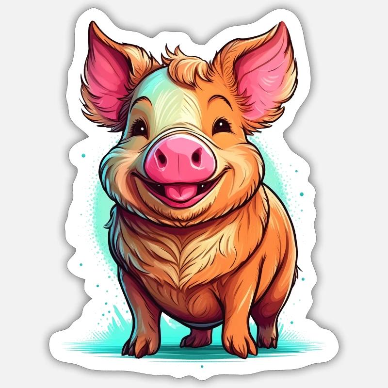 The weaker self - Sticker size S (10 x 10 cm) - white matte