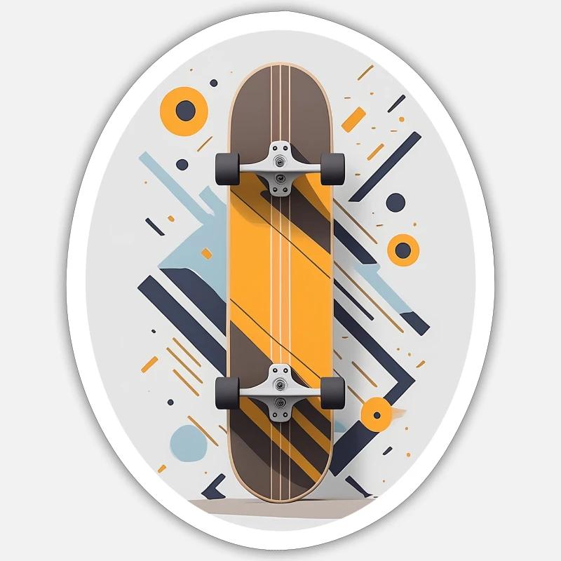 Skateboard Sticker size S (10 x 10 cm)