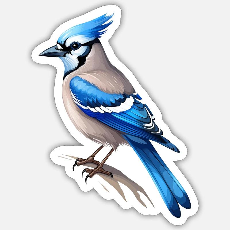 Jay - Sticker size S (10 x 10 cm) - white matte