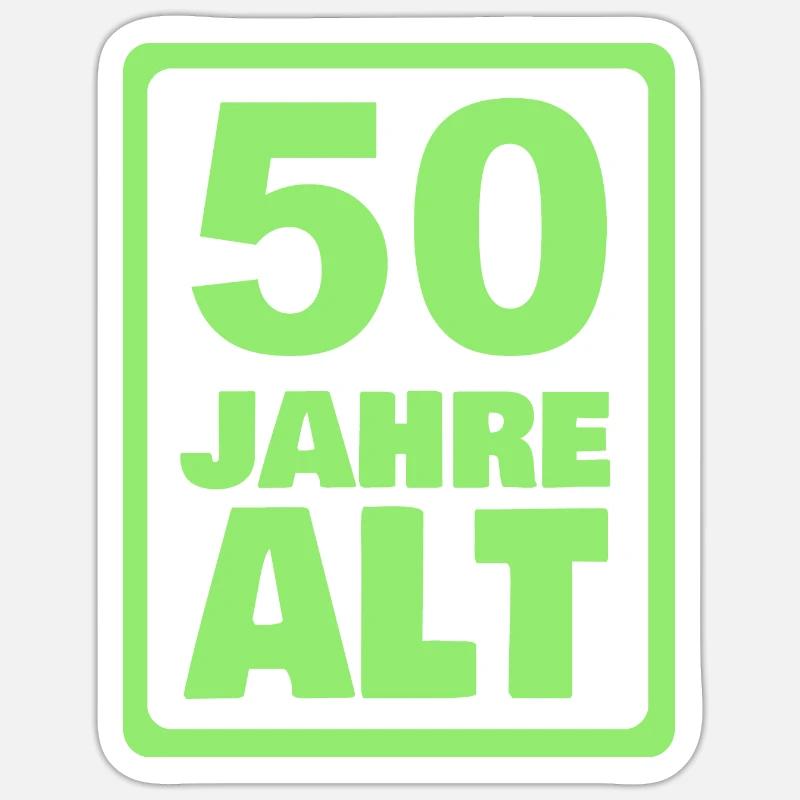 50 - Sticker taille S (10 x 10 cm) - blanc mat