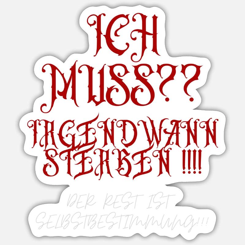 Sticker Größe S (10 x 10 cm) - 