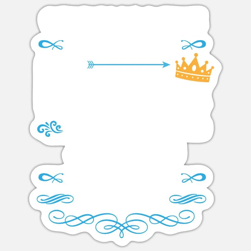 Es war einmal ein König. Juli 1986 Geburtstag Sticker Größe S (10 x 10 cm)