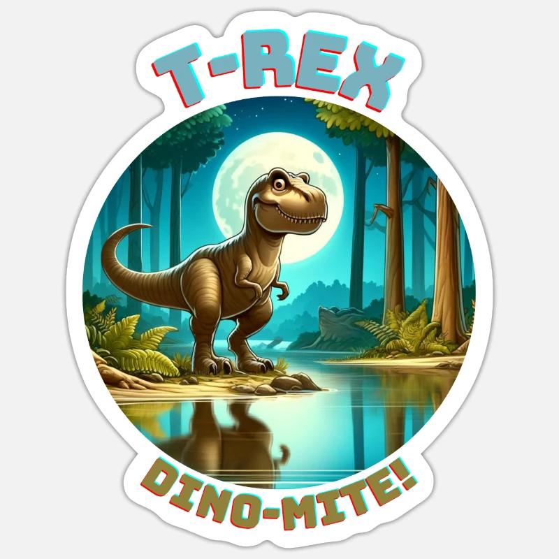 T Rex7 Sticker Größe S (10 x 10 cm)